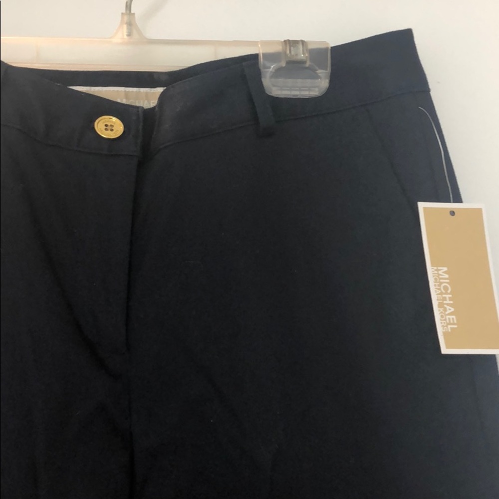 Navy and gold Michael Kors work pants